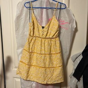 Yellow Floral Dress